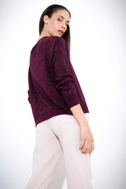 Maglia over in viscosa lurex - Compagnia Italiana