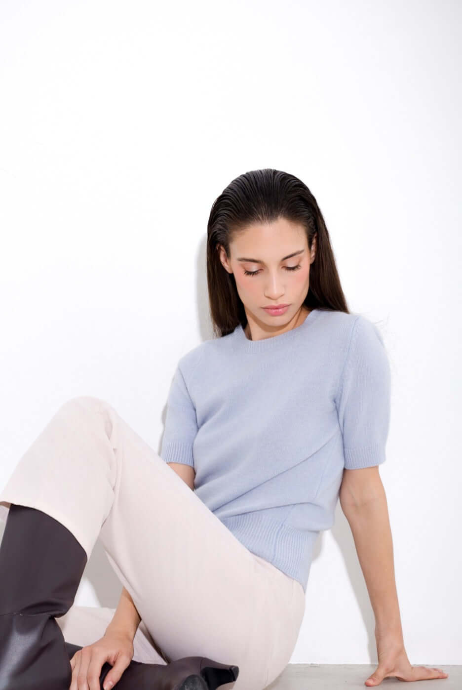 Maglia in lana mezza manica - Compagnia Italiana