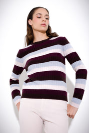 Striped wool sweater
