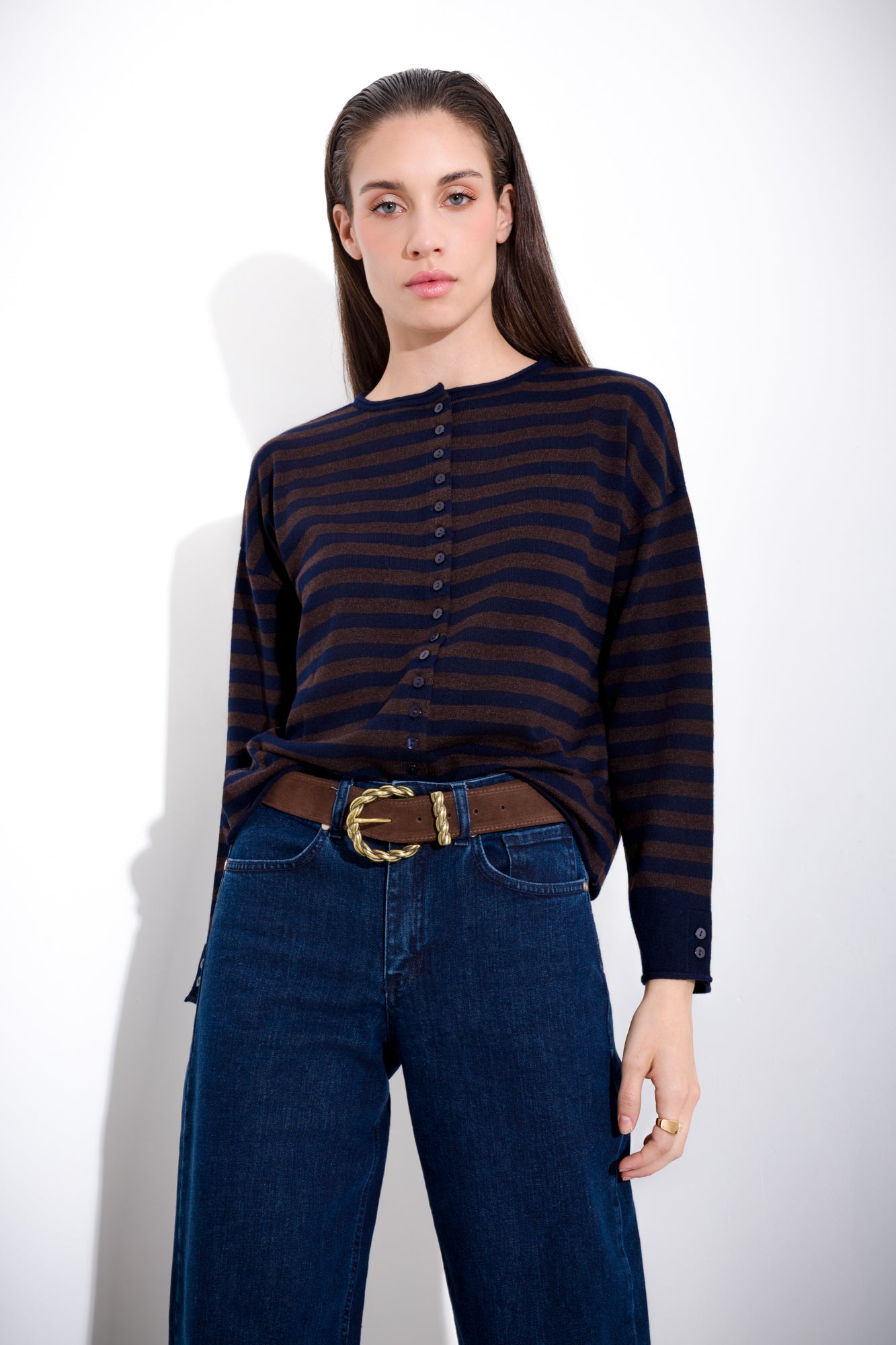 -C255-589_NAVY BLUE/CHOCO