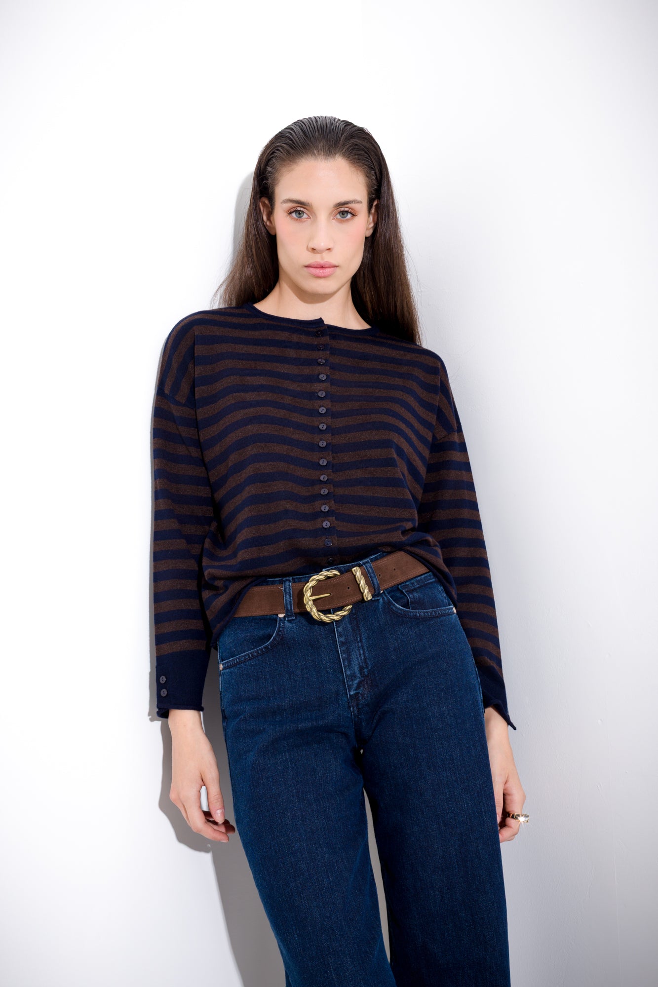 -C255-589_NAVY BLUE/CHOCO