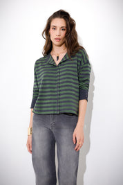 Striped cardigan