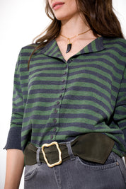 Striped cardigan