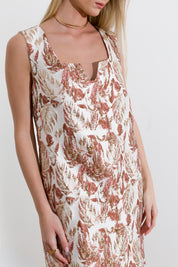 Abito corto in tessuto broccato - Compagnia Italiana