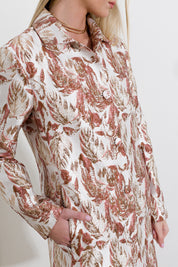 Soprabito in tessuto broccato - Compagnia Italiana