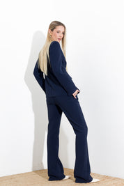 Pantalone flare in tecnico - Compagnia Italiana