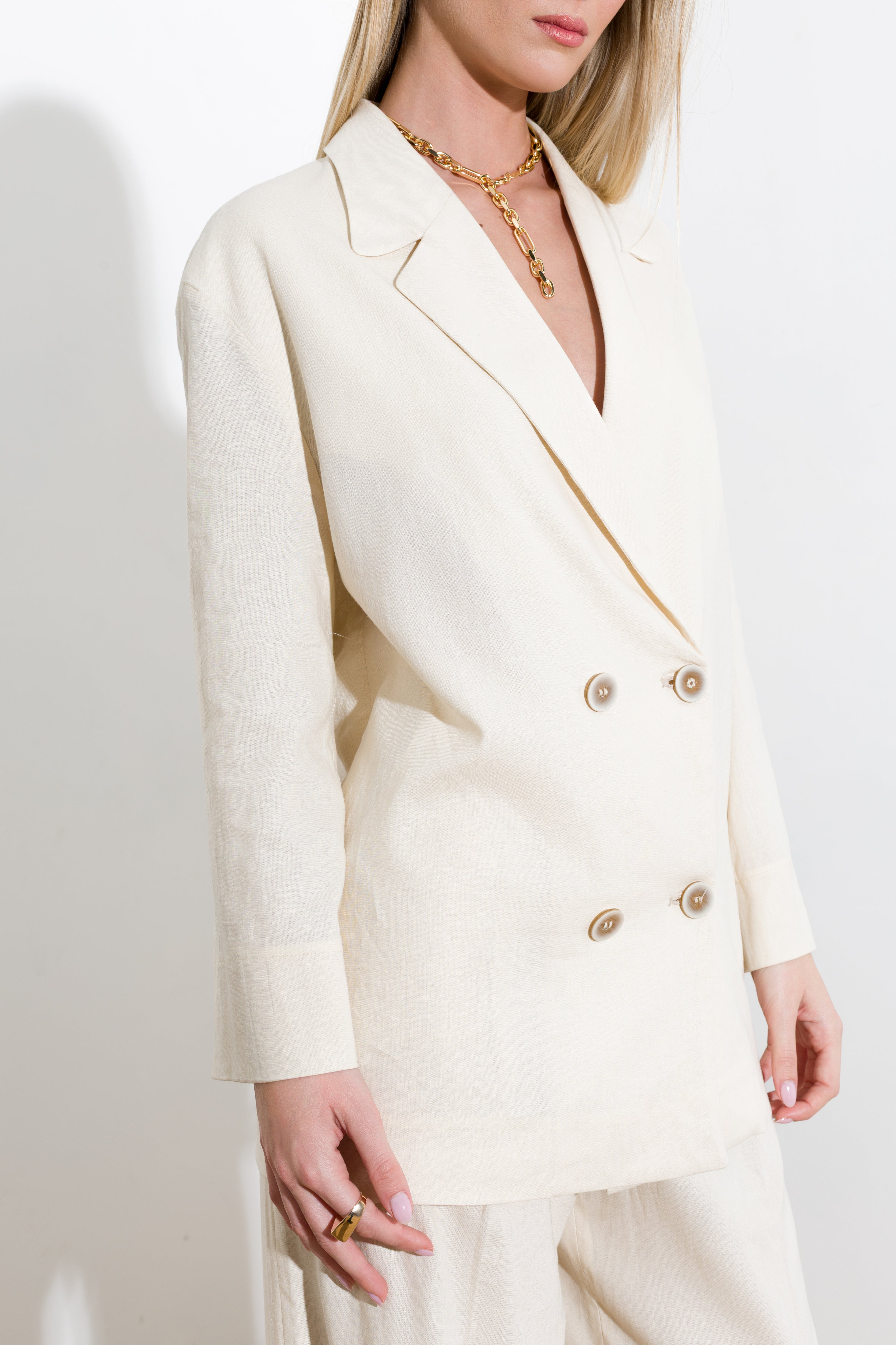 Blazer in lino viscosa - Compagnia Italiana