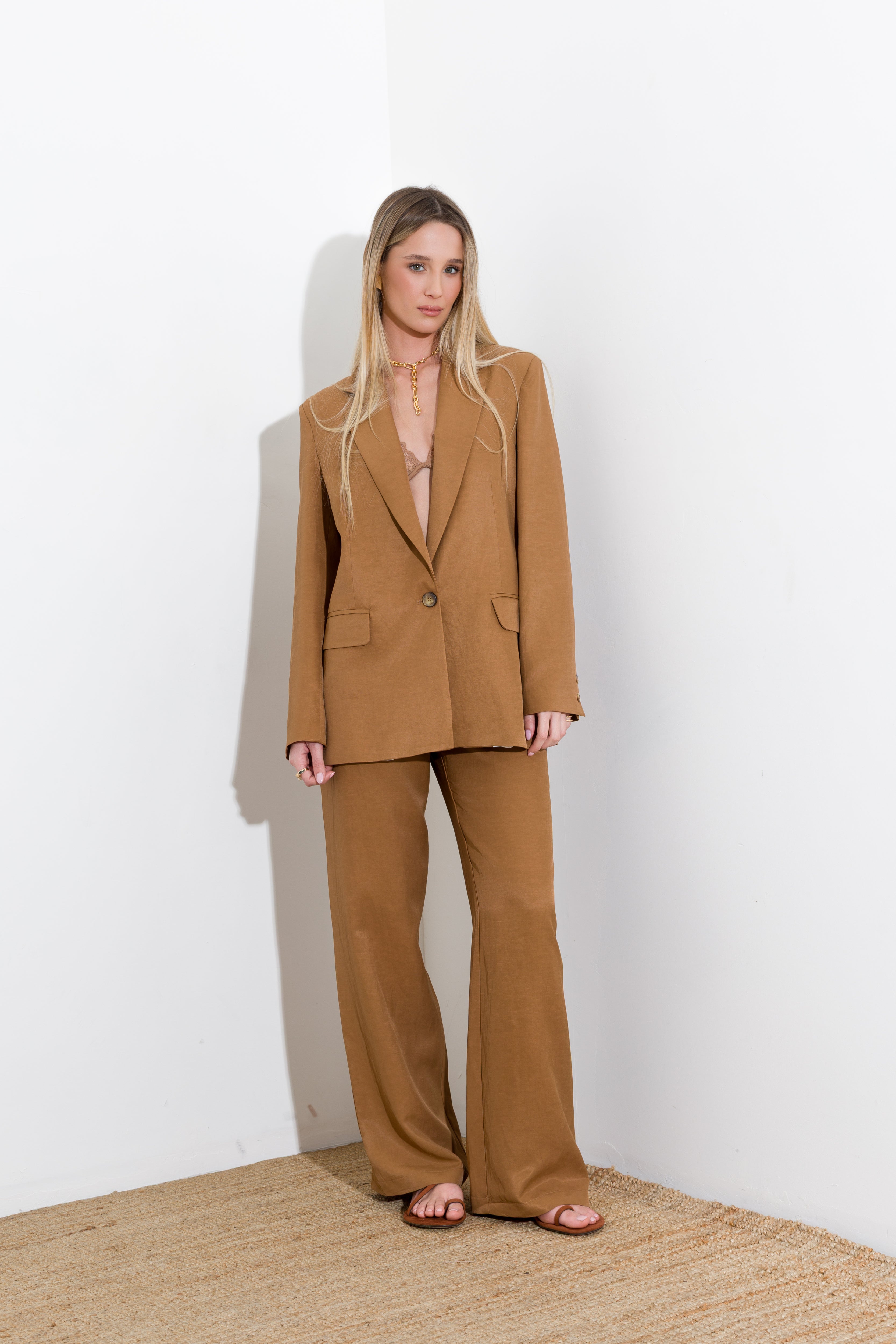 Pantalone in lino viscosa - Compagnia Italiana