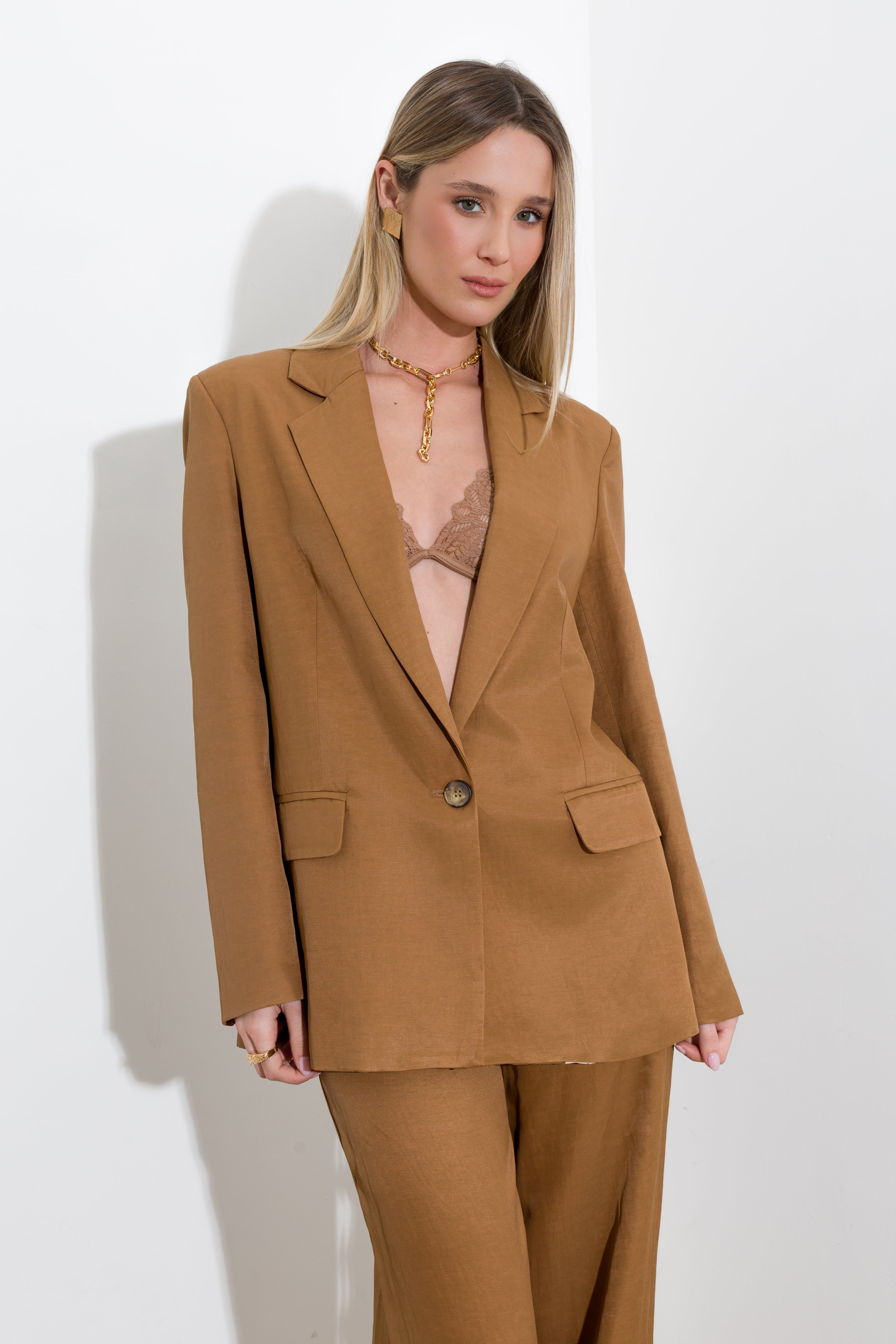 Blazer in lino viscosa - Compagnia Italiana