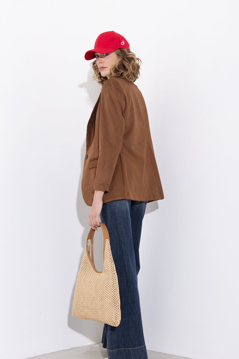 Palazzo denim trousers