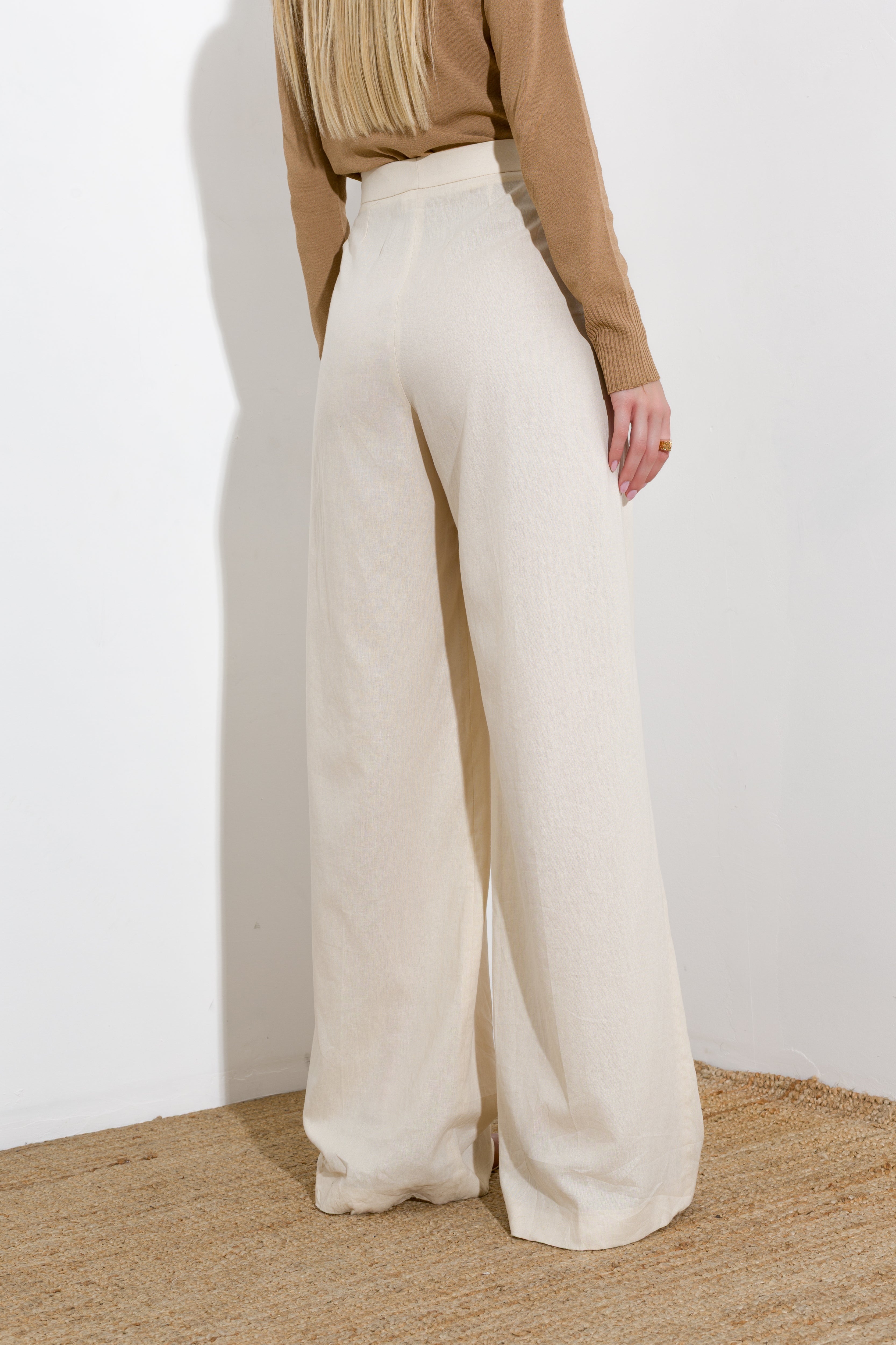 Pantalone in lino viscosa - Compagnia Italiana