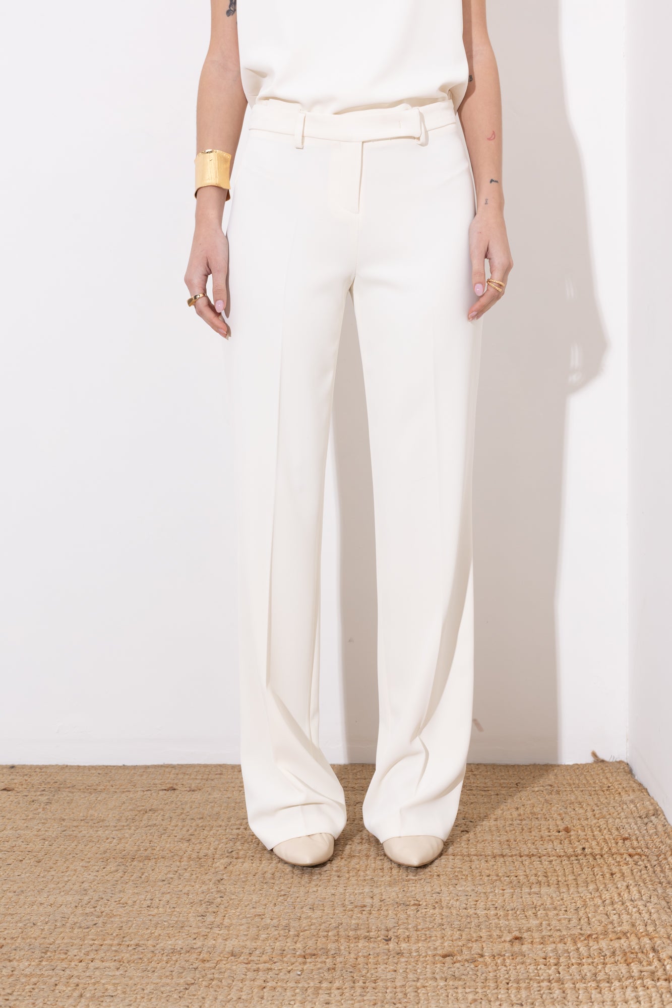 Pantalone gamba dritta fluido - Compagnia Italiana