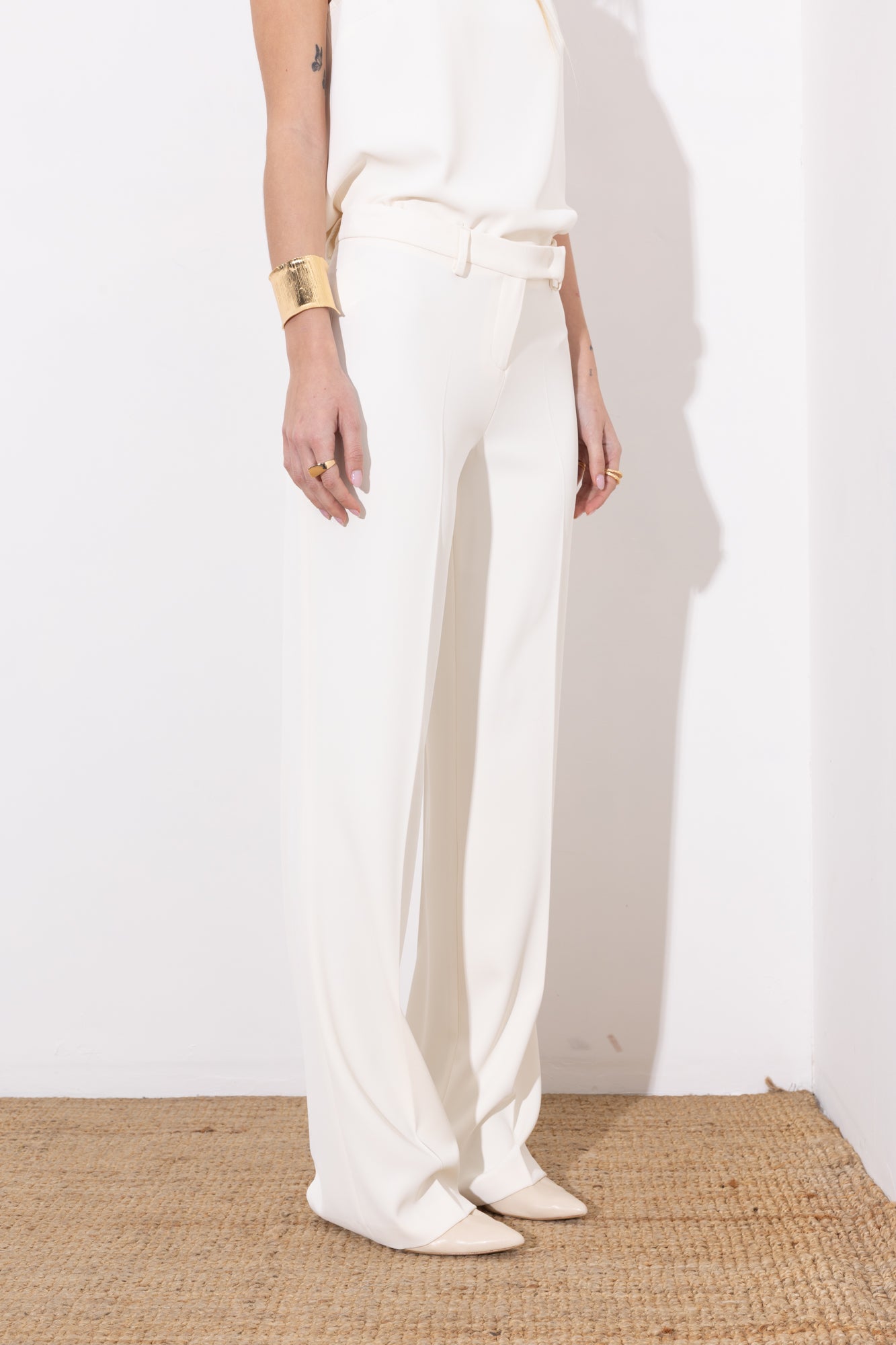 Pantalone gamba dritta fluido - Compagnia Italiana