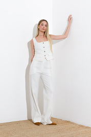 Pantalone in viscosa lino - Compagnia Italiana