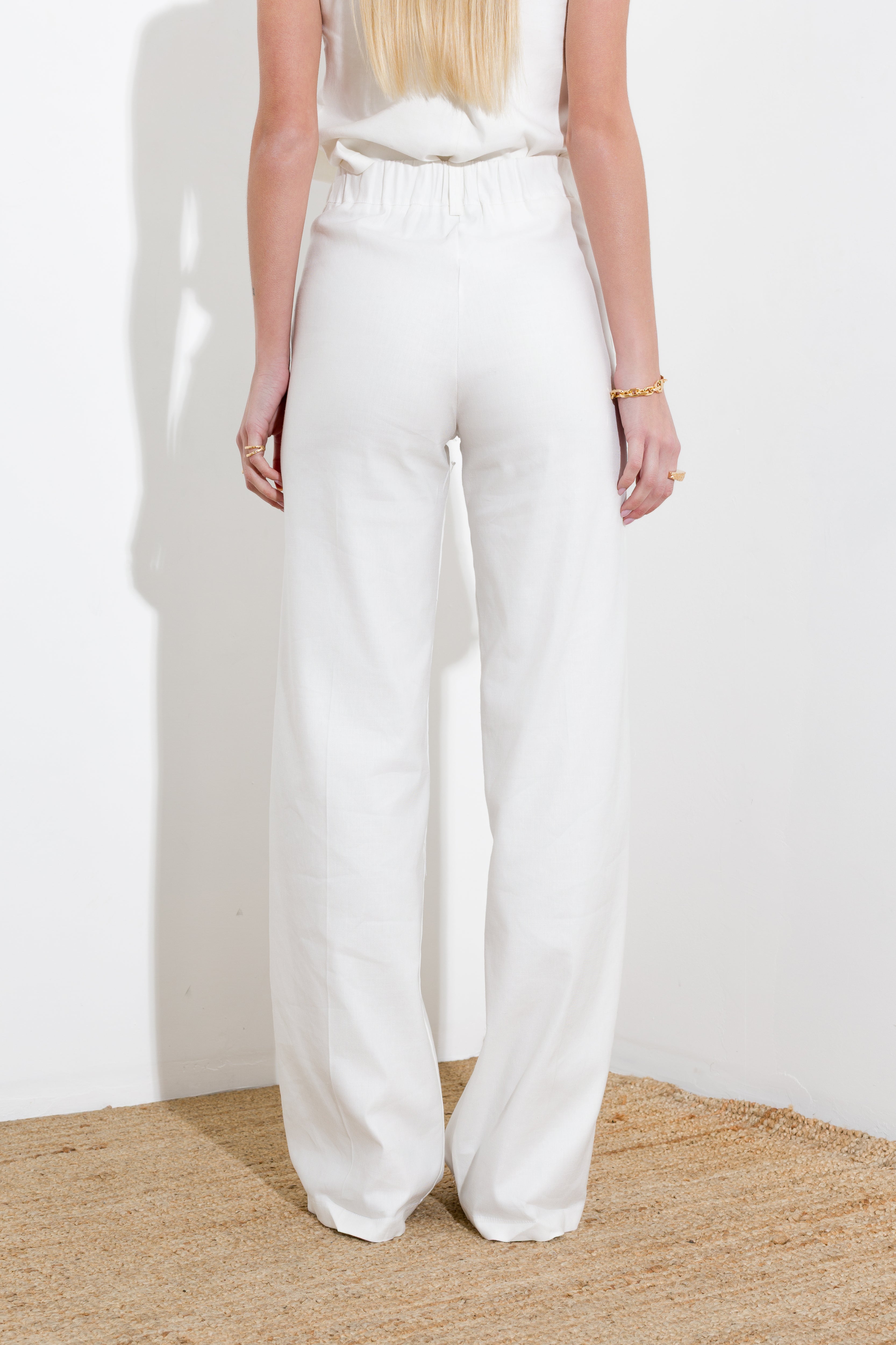 Pantalone in viscosa lino - Compagnia Italiana