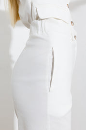 Pantalone in viscosa lino - Compagnia Italiana