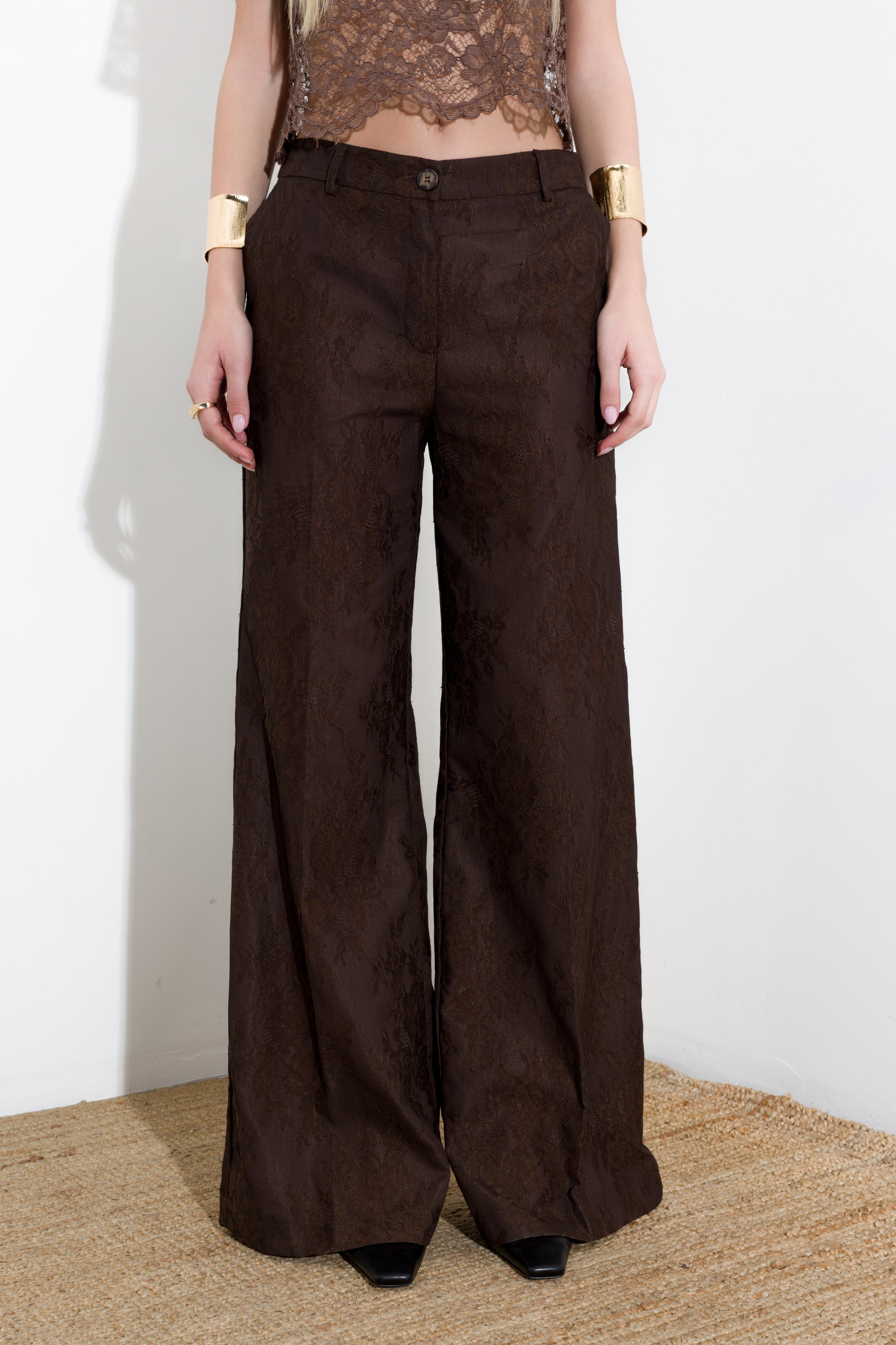 Pantalone in pizzo accoppiato - Compagnia Italiana