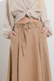 Camicia riga in viscosa