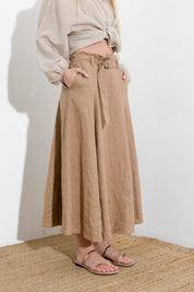 Camicia riga in viscosa