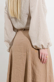 Camicia riga in viscosa