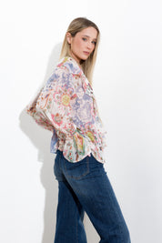 Camicia stampa cachemire