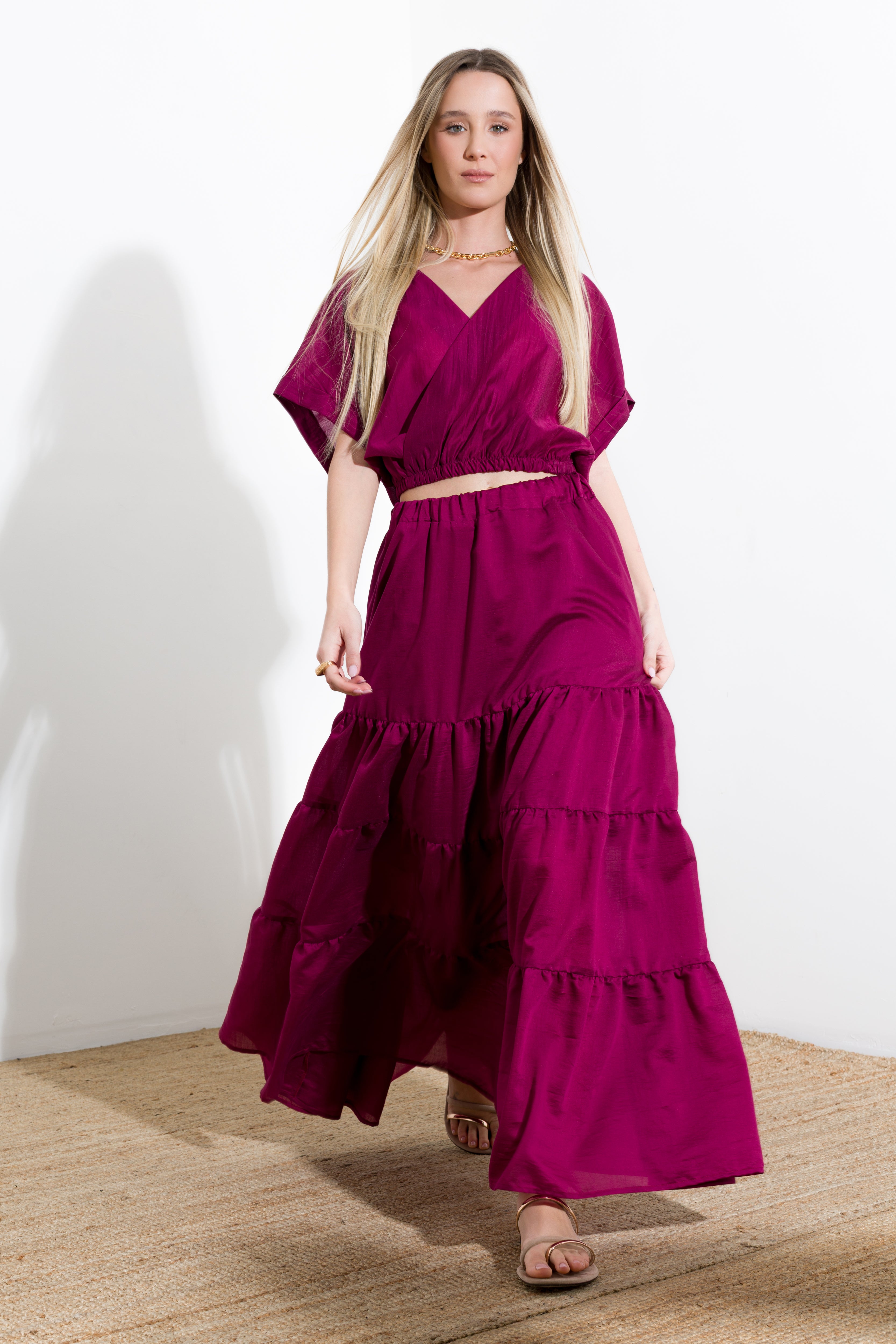 Camicia cropped in tencel - Compagnia Italiana