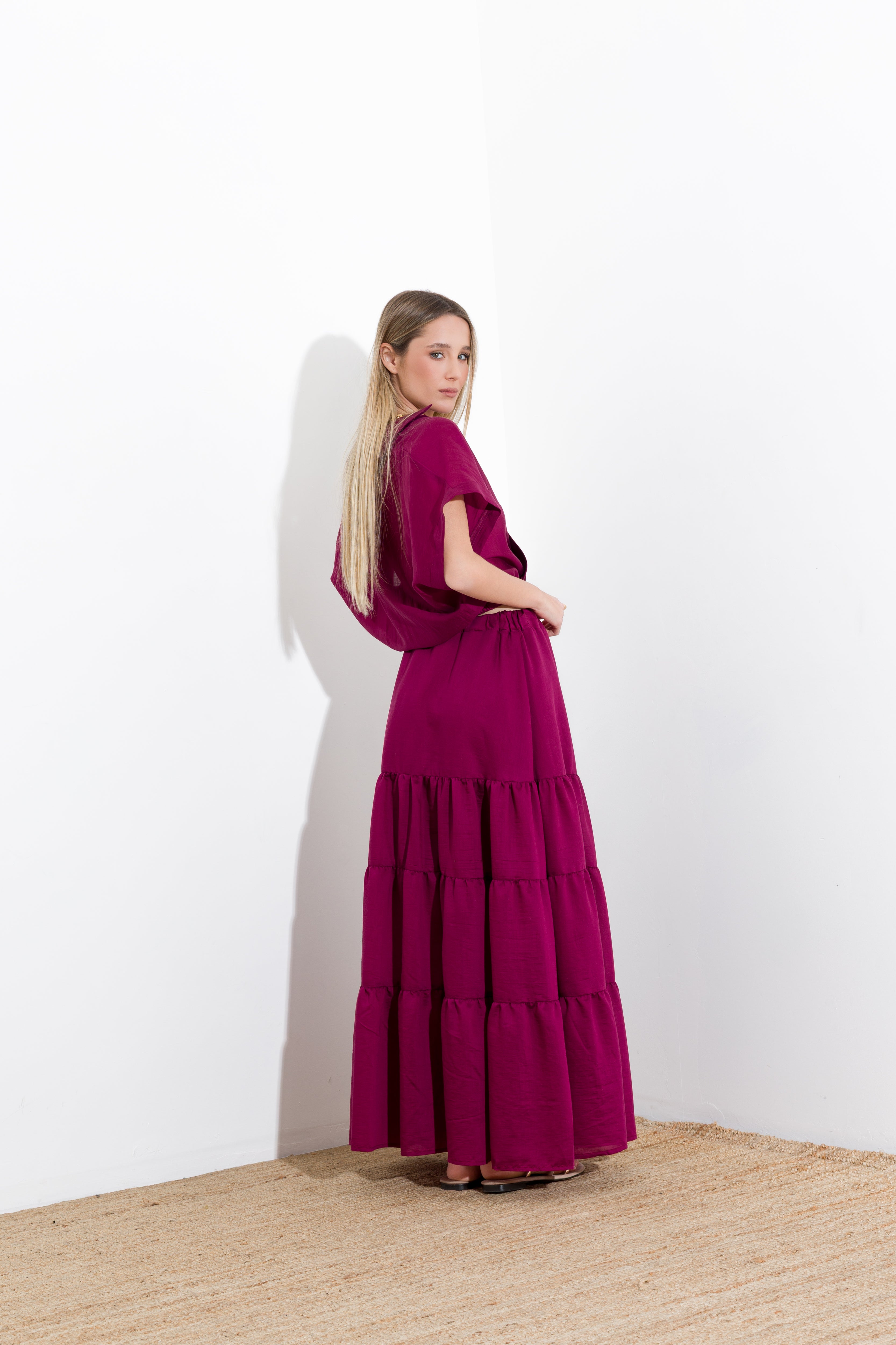 Camicia cropped in tencel - Compagnia Italiana