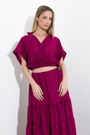 Camicia cropped in tencel - Compagnia Italiana