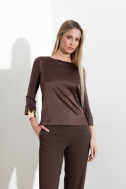 Blusa in seta viscosa - Compagnia Italiana