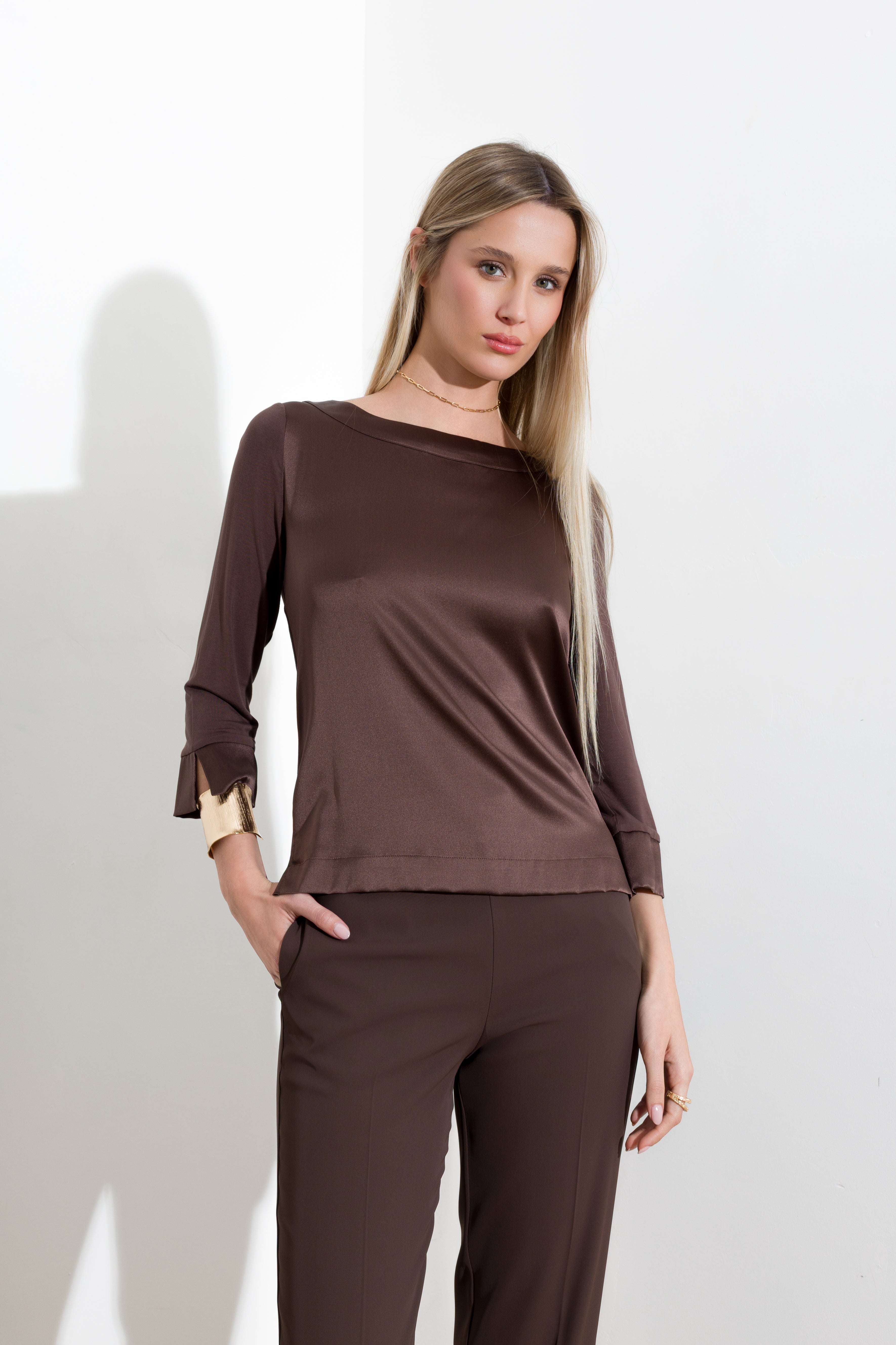 Blusa in seta viscosa - Compagnia Italiana