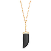 Little chain dorata con corno - Compagnia Italiana