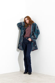 Cappotto in maglia con frange - Compagnia Italiana
