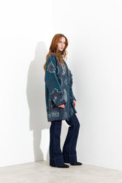 Cappotto in maglia con frange - Compagnia Italiana