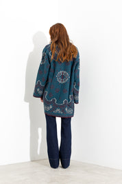 Cappotto in maglia con frange - Compagnia Italiana