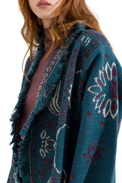 Cappotto in maglia con frange - Compagnia Italiana