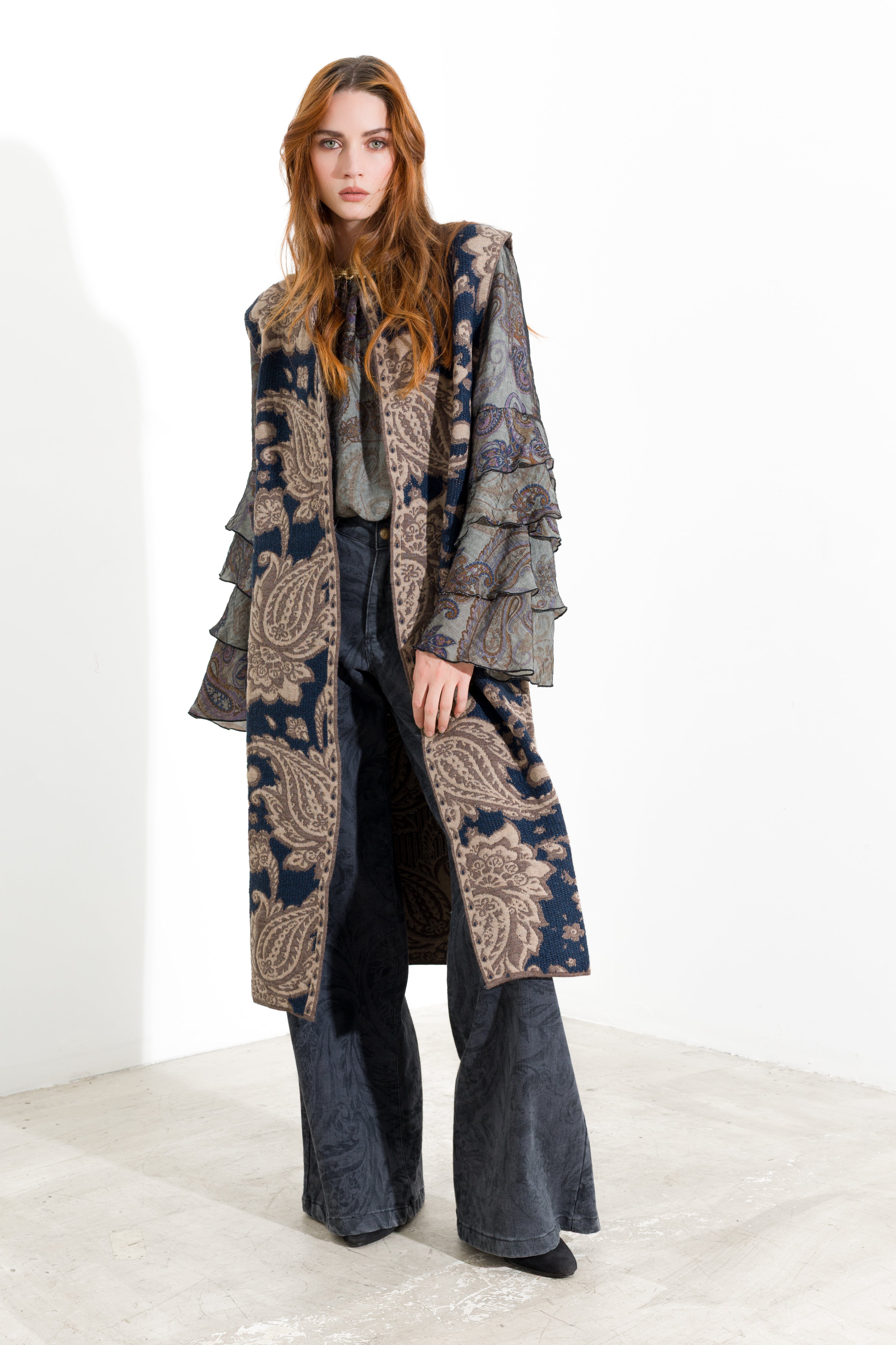 Gilet Lungo in Maglia