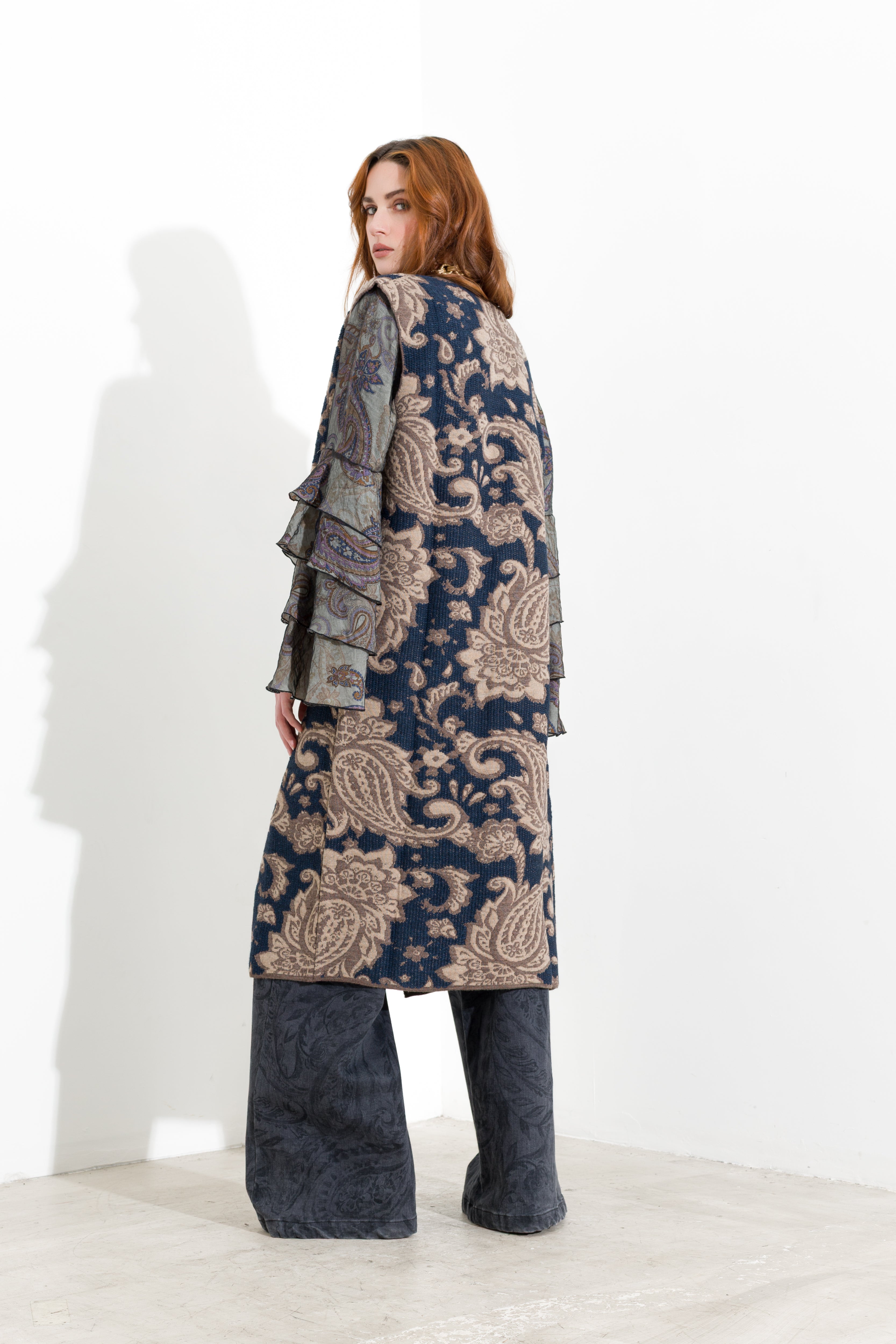 Gilet Lungo in Maglia