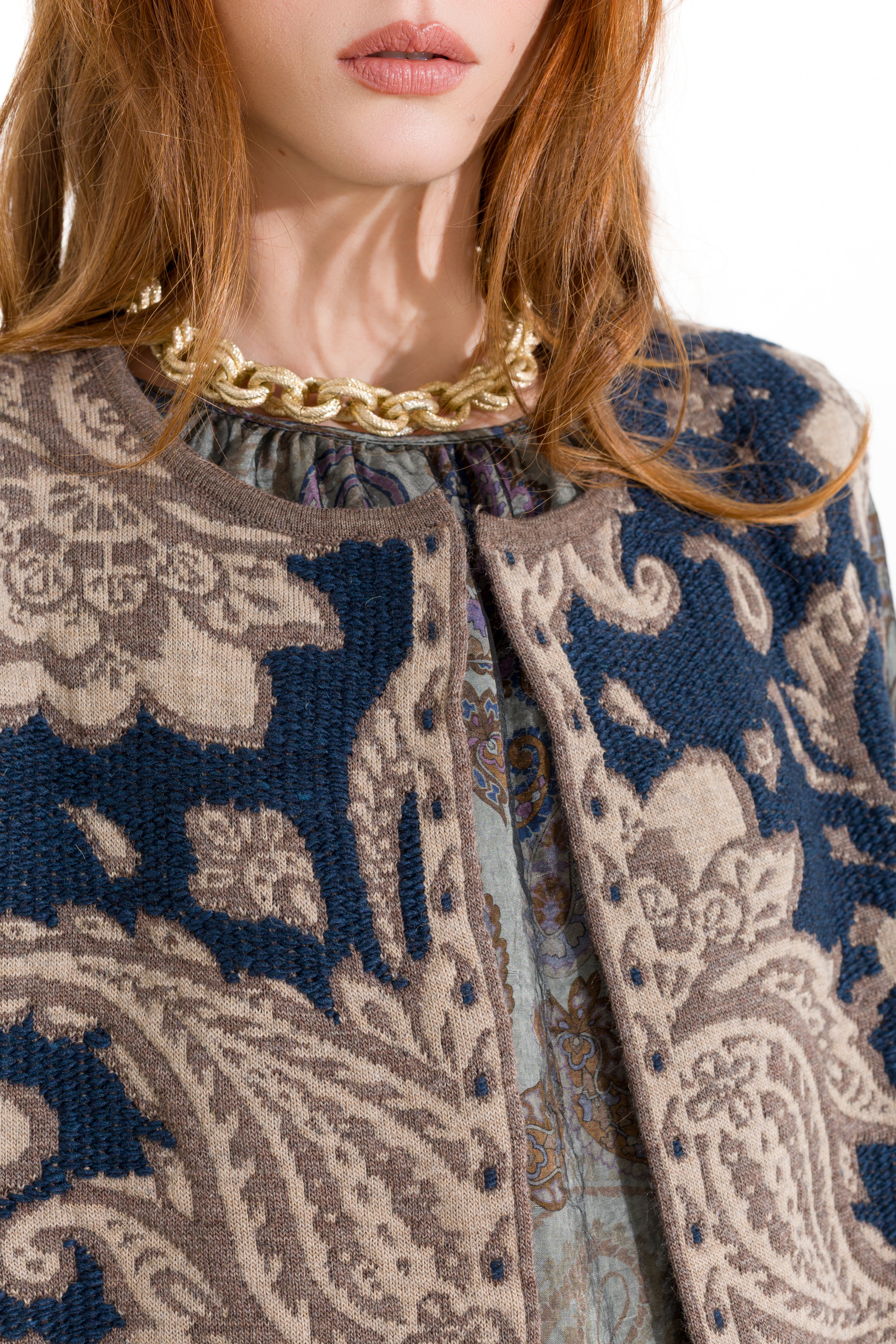 Gilet Lungo in Maglia