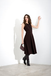 Abito midi in flanella