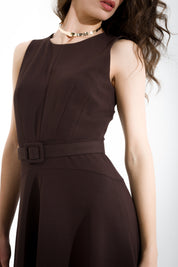 Abito midi in flanella