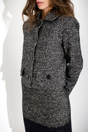 Short tweed jacket