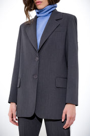 Blazer over in tela lana