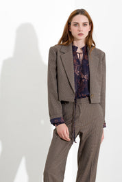 Blusa con scollo a goccia