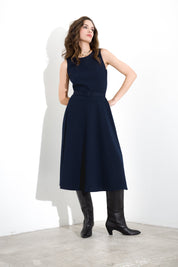 Abito midi in flanella