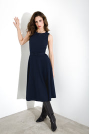 Abito midi in flanella