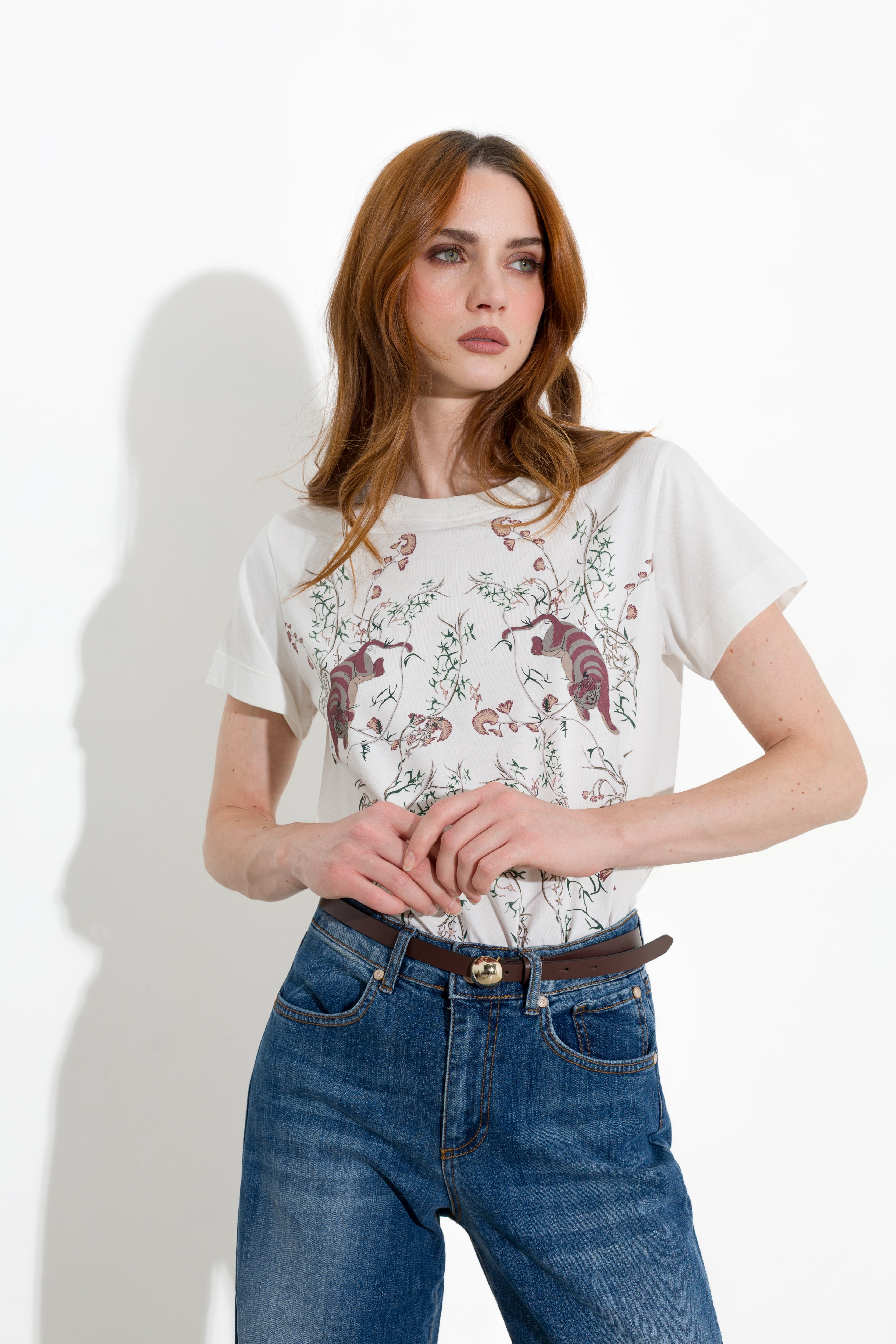 T-Shirt girocollo in cotone