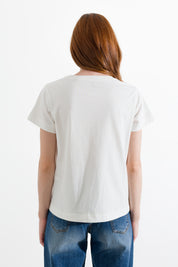 T-Shirt girocollo in cotone