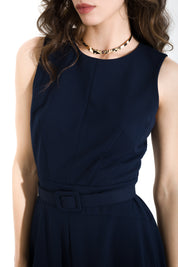 Abito midi in flanella