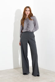 Pantaloni sartoriali a palazzo a vita alta
