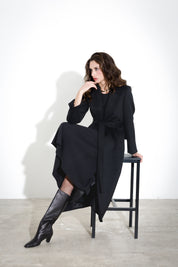 Abito midi in flanella